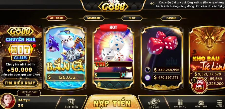 Go88 Bringing the Thrill of the Casino to Your Fingertips
