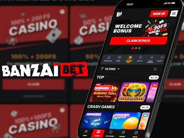 Casino Games in the Latest Version of the BanzaiBet App