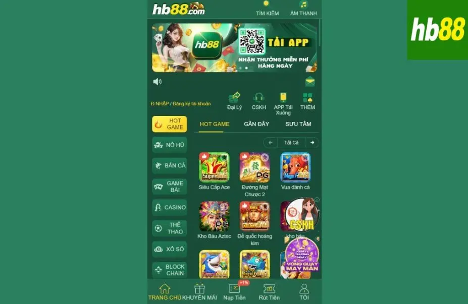 Play Games on the HB88 App Anywhere, Anytime